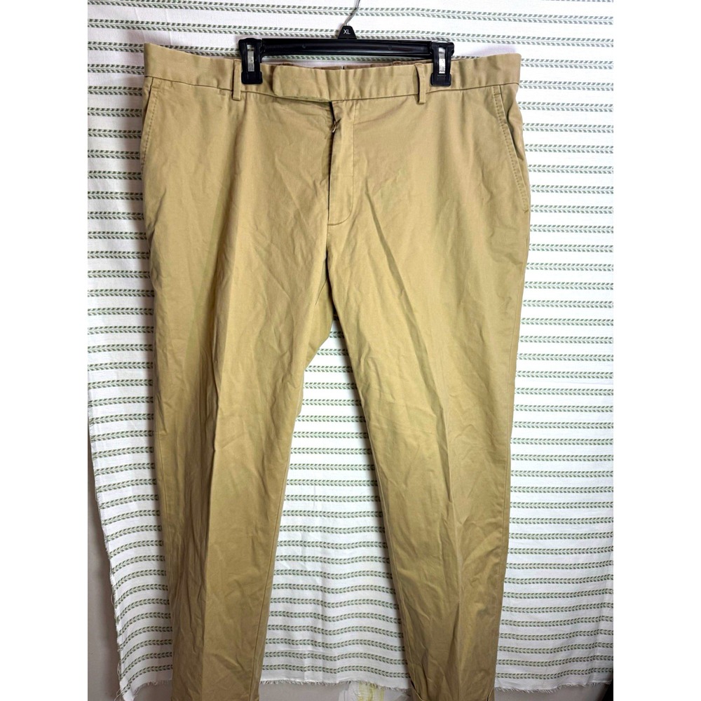 Polo Ralph Lauren Mens Beige Cotton Twill Chino Pants Classic Fit 40W